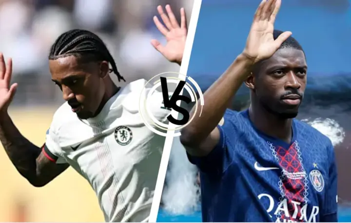 joao pedro and dembele of PSG